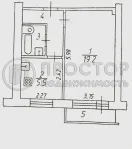 1-комнатная квартира, 32.5 м² - фото 21