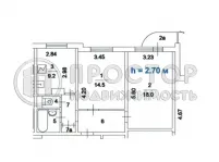 2-комнатная квартира, 53 м² - фото 45
