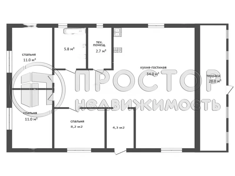 Дом, 99 м² - фото 37