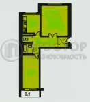 2-комнатная квартира, 51.1 м² - фото 25