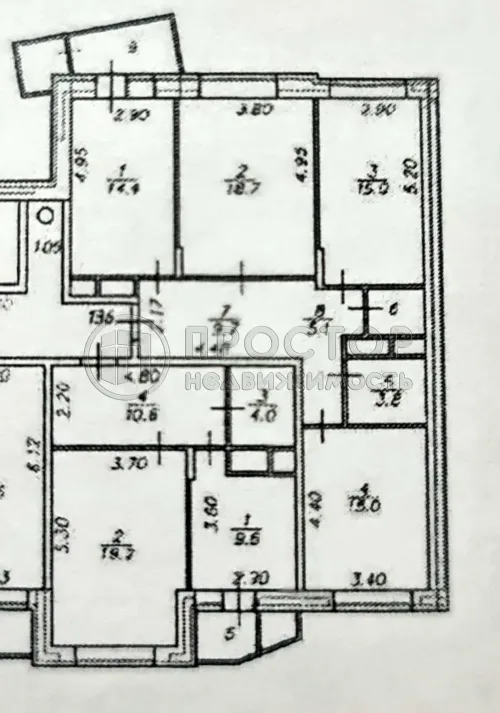 3-комнатная квартира, 84 м² - фото 29