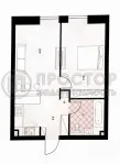 1-комнатная квартира, 45.7 м² - фото 39