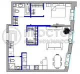 2-комнатная квартира, 73.8 м² - фото 49