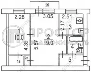 2-комнатная квартира, 43.2 м² - фото 41