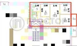 4-комнатная квартира, 62.6 м² - фото 37