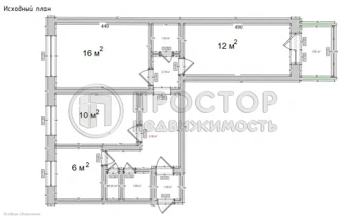 3-комнатная квартира, 58.4 м² - фото 46
