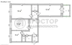 3-комнатная квартира, 58.4 м² - фото 92