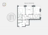 2-комнатная квартира, 57.2 м² - фото 15
