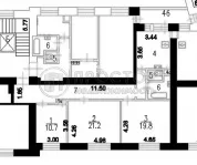 3-комнатная квартира, 89.5 м² - фото 47