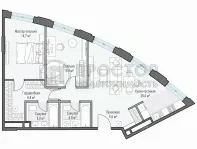 3-комнатная квартира, 81.4 м² - фото 39