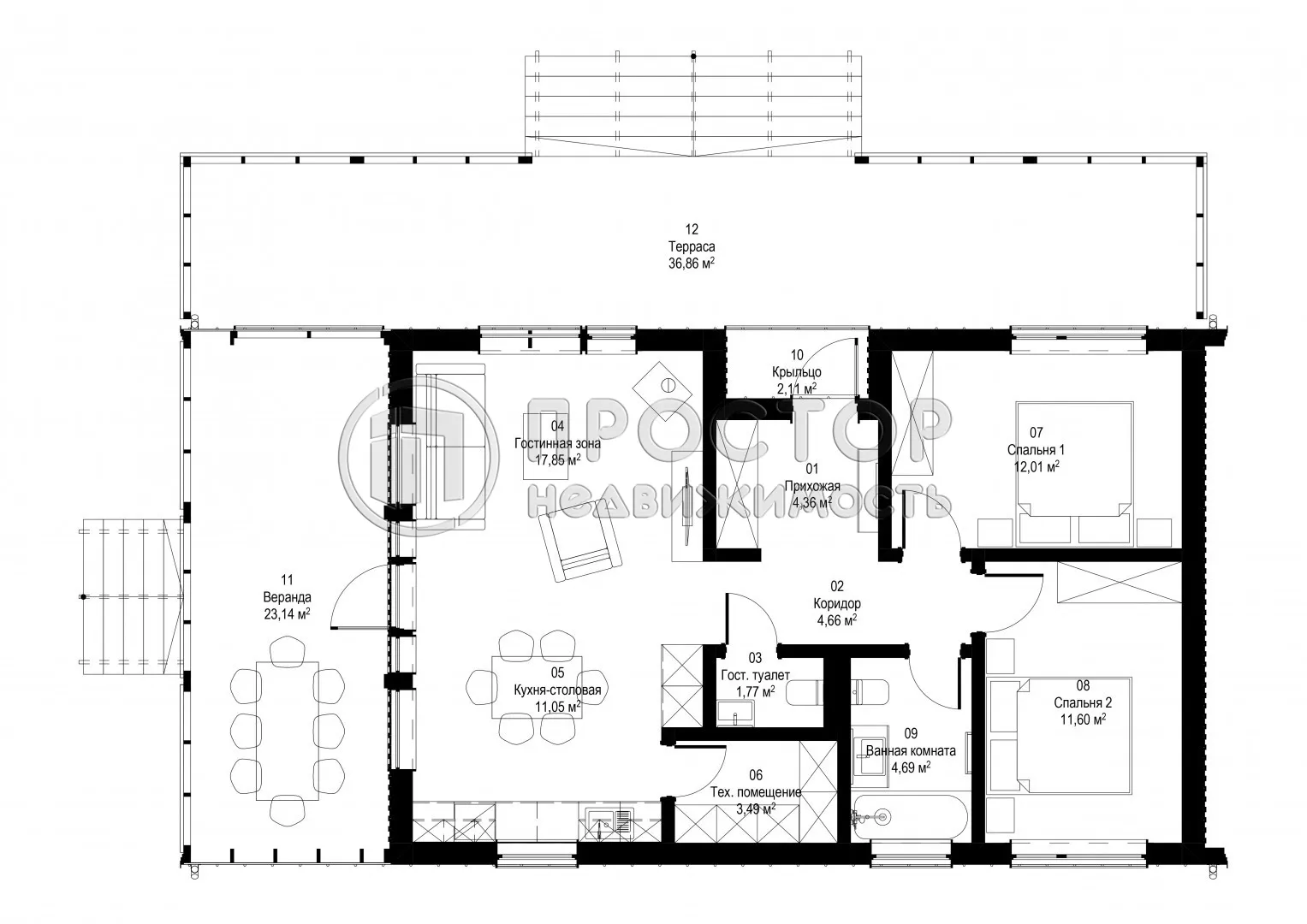 Дом, 154 м² - фото 26