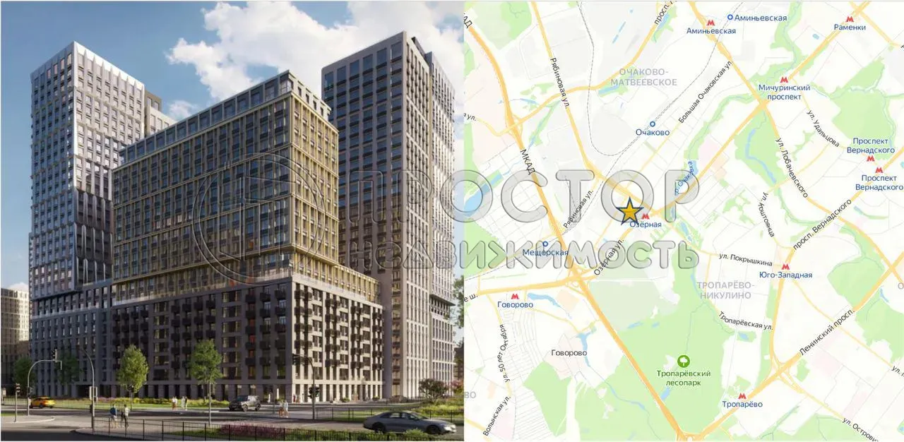 1-комнатная квартира, 44.3 м² - фото 6