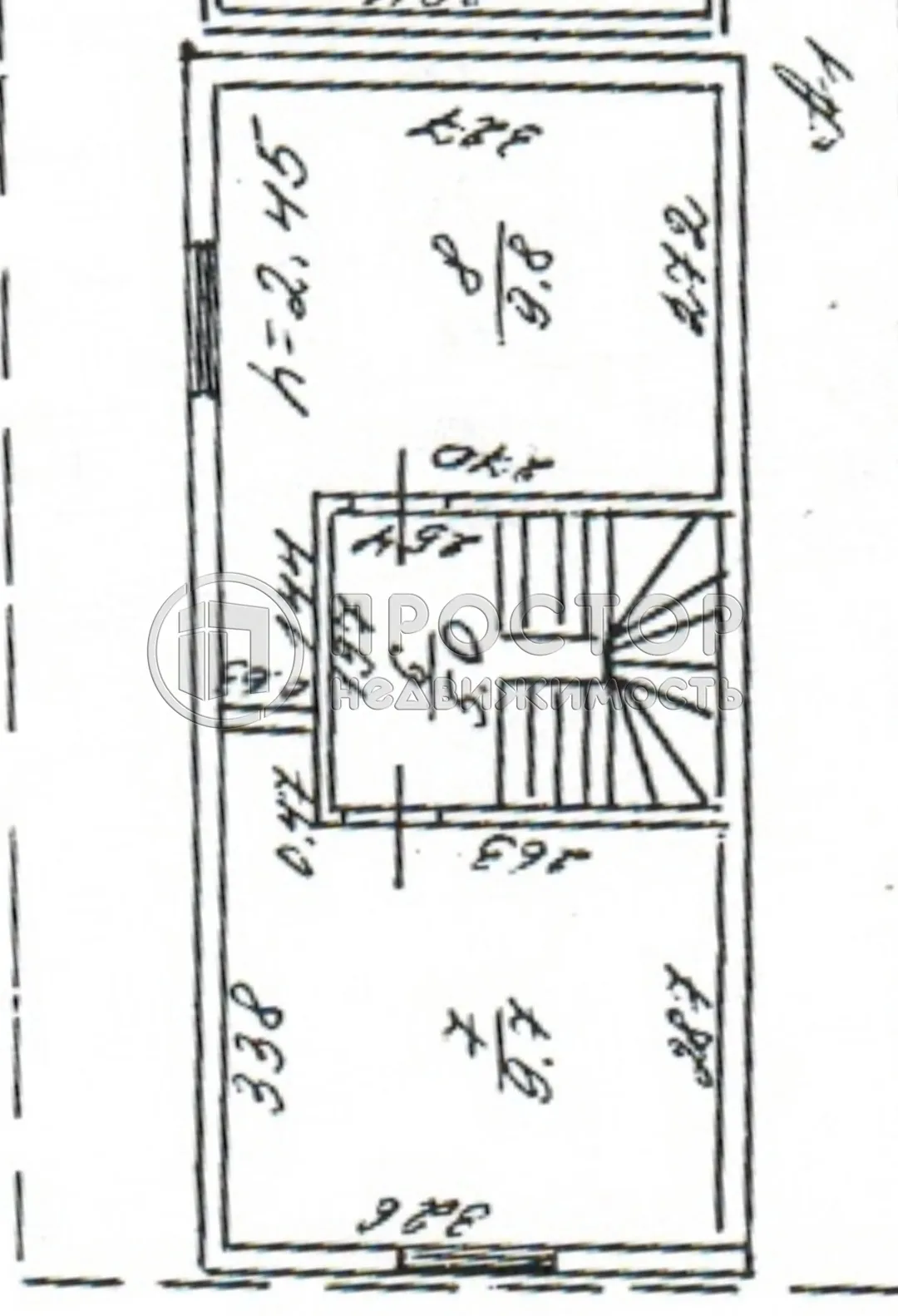 часть дома, 76.9 м² - фото 35