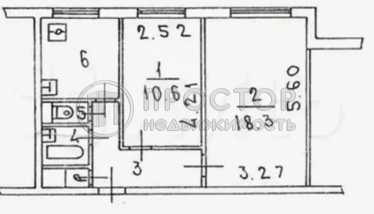 2-комнатная квартира, 37.7 м² - фото 35