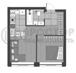 2-комнатная квартира, 36.03 м² - фото 13