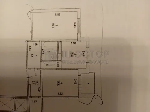 2-комнатная квартира, 57.7 м² - фото 22