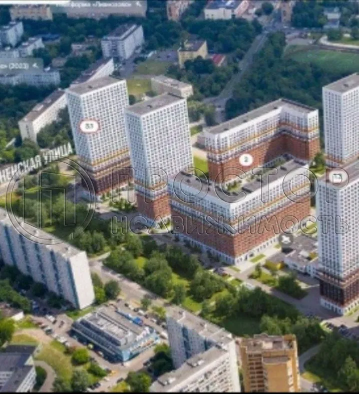 1-комнатная квартира, 32.8 м² - фото 2