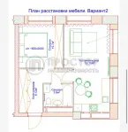 2-комнатная квартира, 42 м² - фото 64