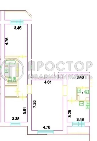 3-комнатная квартира, 102 м² - фото 49