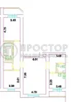 3-комнатная квартира, 102 м² - фото 97