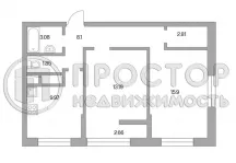 2-комнатная квартира, 50.6 м² - фото 27