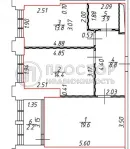 2-комнатная квартира, 65 м² - фото 37