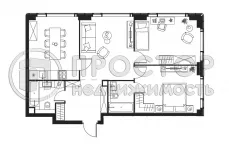 3-комнатная квартира, 75 м² - фото 12