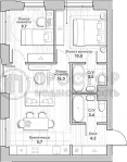 3-комнатная квартира, 53.8 м² - фото 25