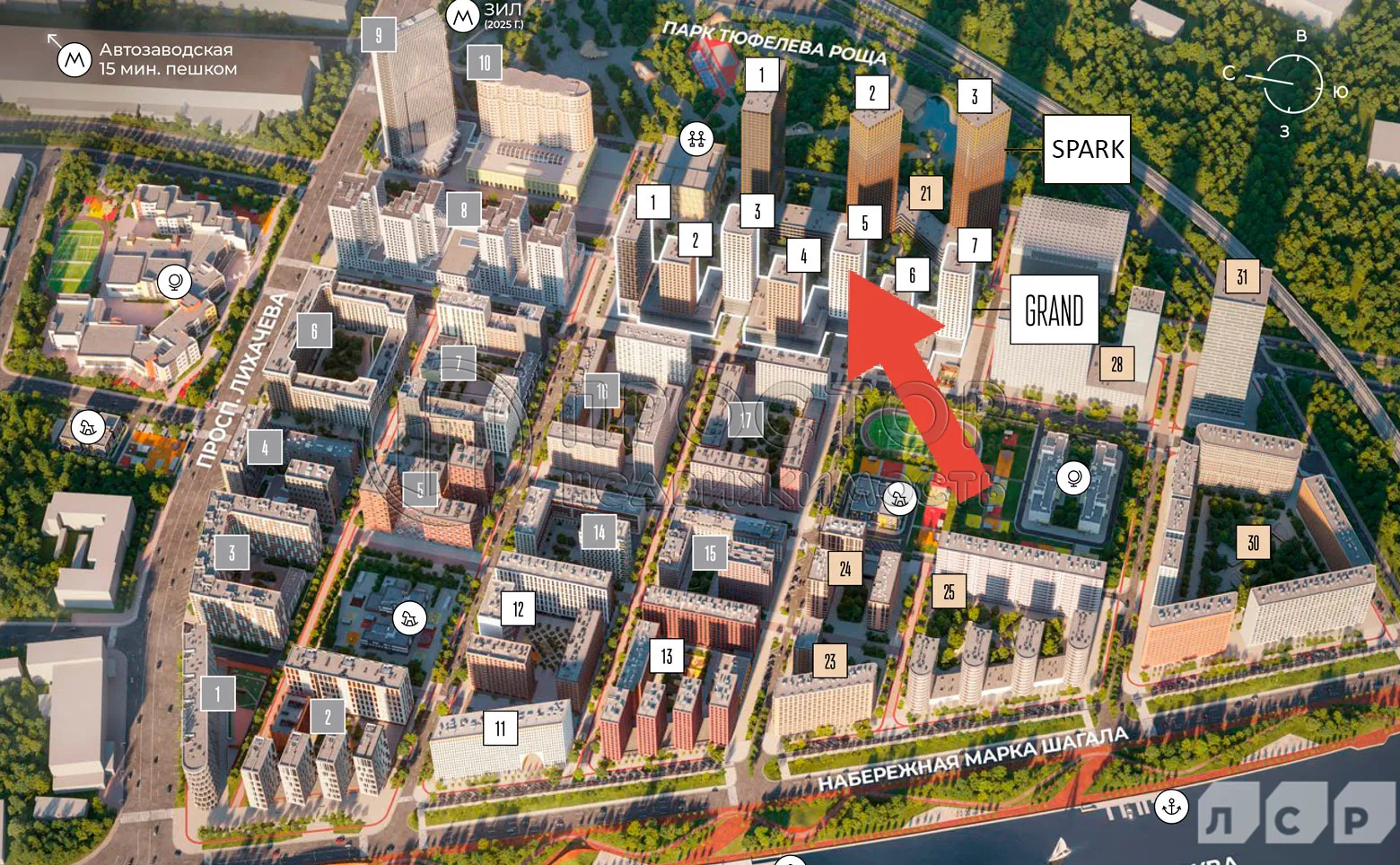 1-комнатная квартира, 40.6 м² - фото 3