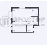 2-комнатная квартира, 40 м² - фото 14