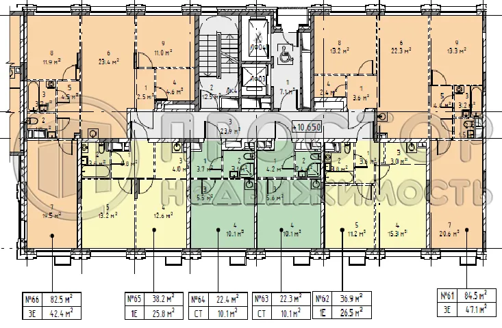 2-комнатная квартира, 36.9 м² - фото 16