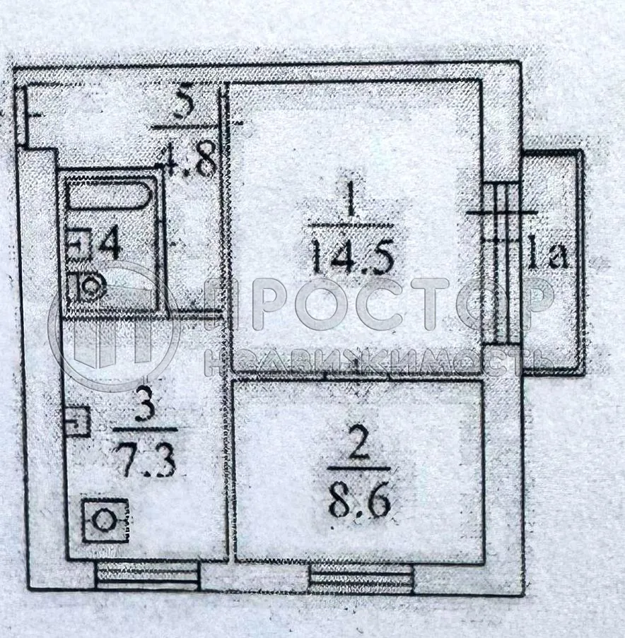 2-комнатная квартира, 37.6 м² - фото 22