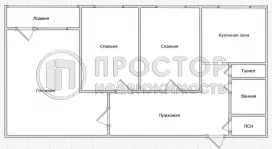 3-комнатная квартира, 57.9 м² - фото 40