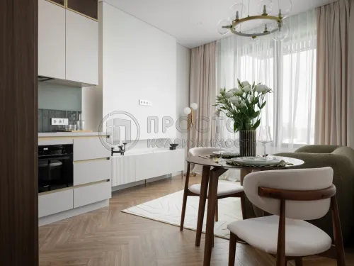1-комнатная квартира, 43 м² - фото 30
