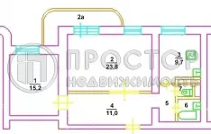 2-комнатная квартира, 68.5 м² - фото 43
