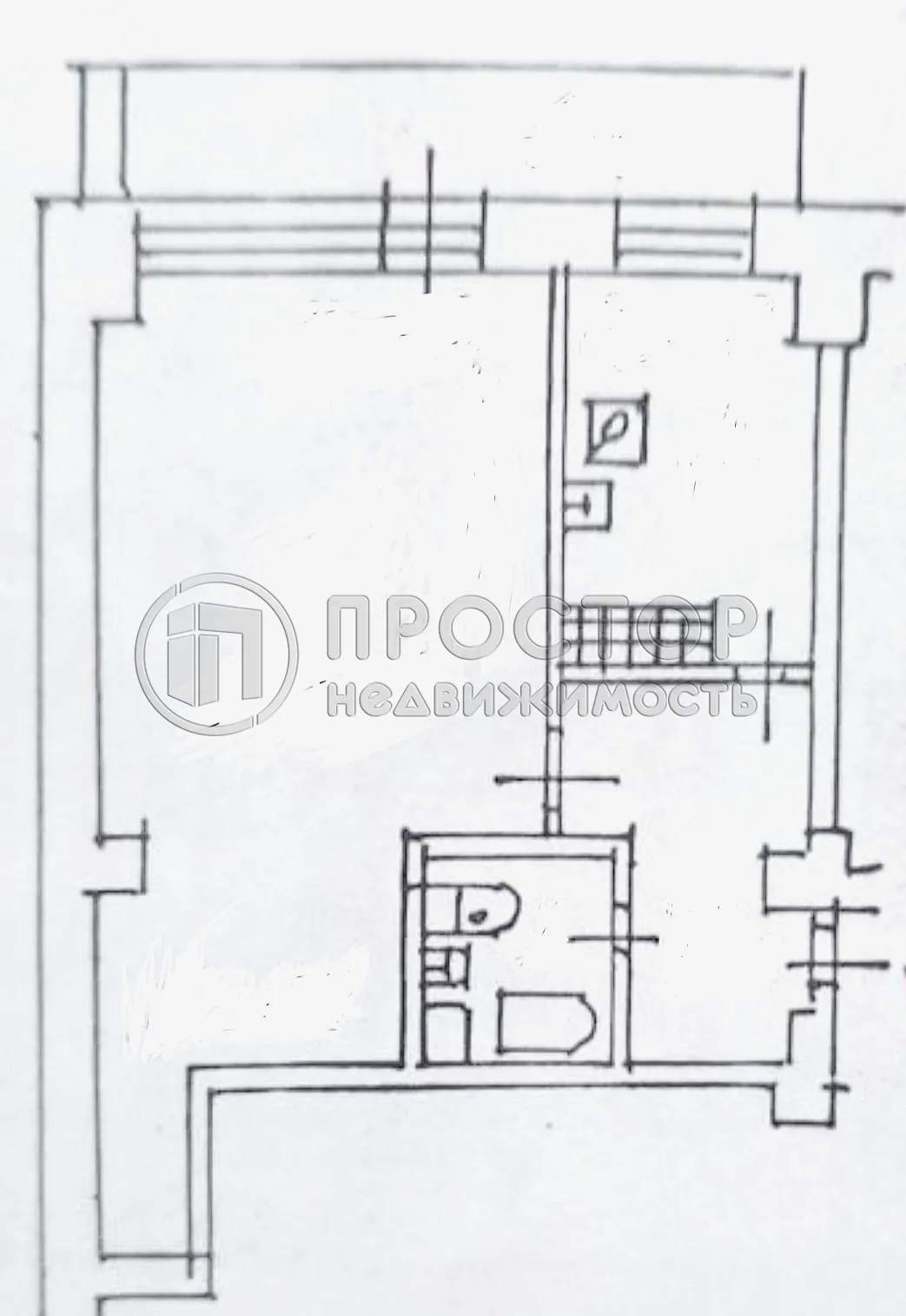 1-комнатная квартира, 41.3 м² - фото 21