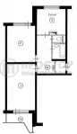 2-комнатная квартира, 56 м² - фото 63