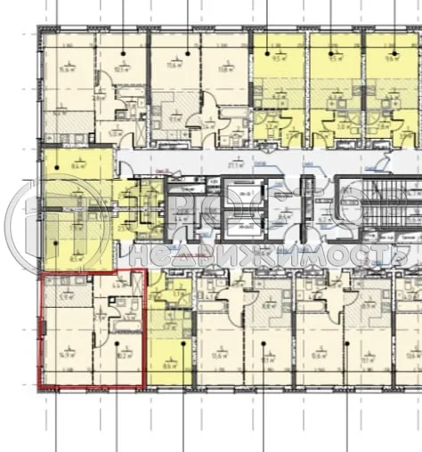 1-комнатная квартира, 42 м² - фото 7