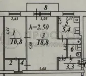 2-комнатная квартира, 43.9 м² - фото 43
