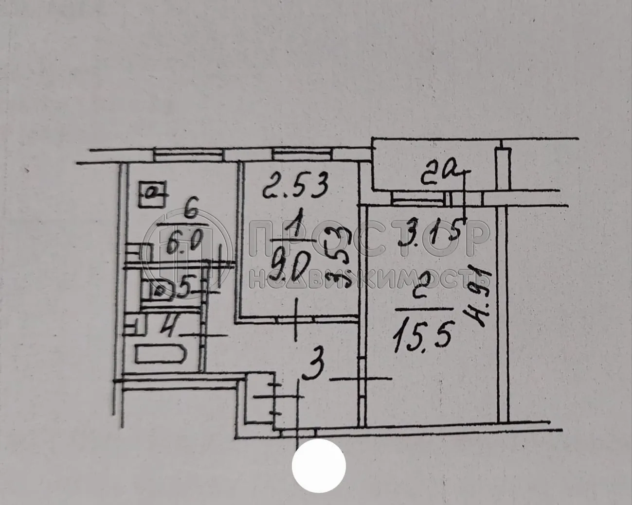 2-комнатная квартира, 40.9 м² - фото 29