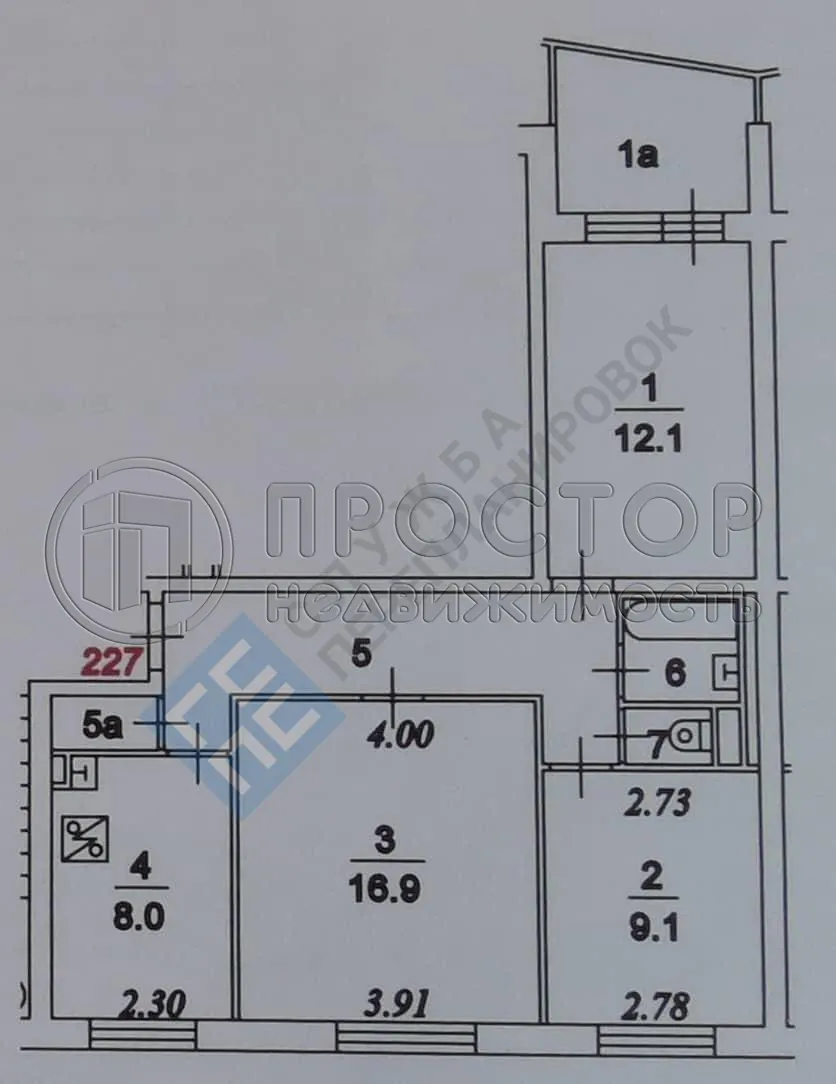 Комната, 18 м² - фото 17
