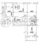 3-комнатная квартира, 65 м² - фото 35