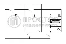 2-комнатная квартира, 48 м² - фото 38