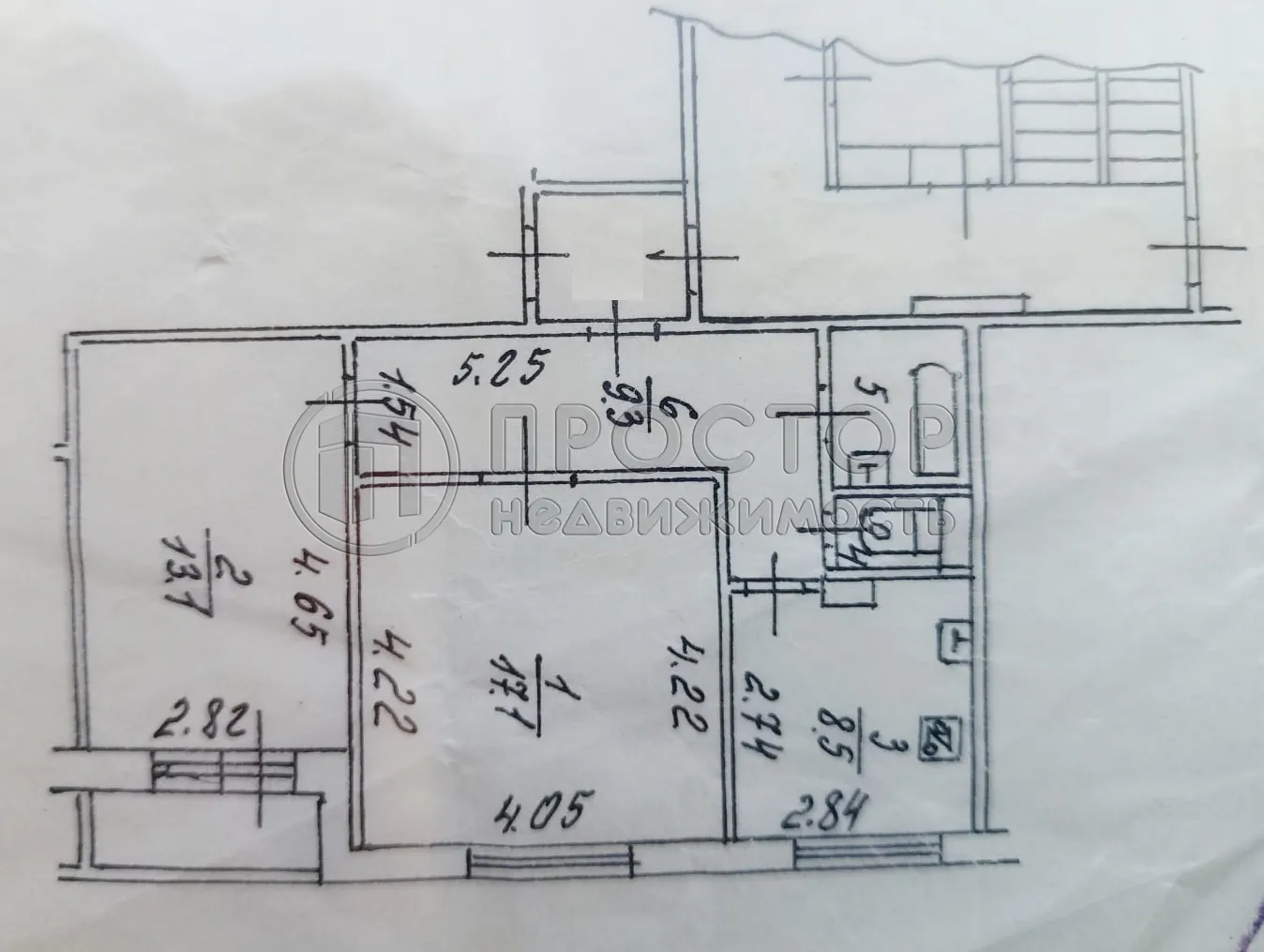 2-комнатная квартира, 53 м² - фото 13