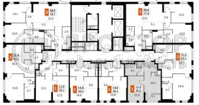 1-комнатная квартира, 36 м² - фото 13