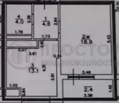 1-комнатная квартира, 43 м² - фото 73