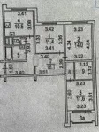 3-комнатная квартира, 77.2 м² - фото 83