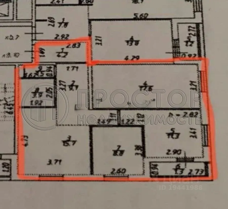 3-комнатная квартира, 72.5 м² - фото 18