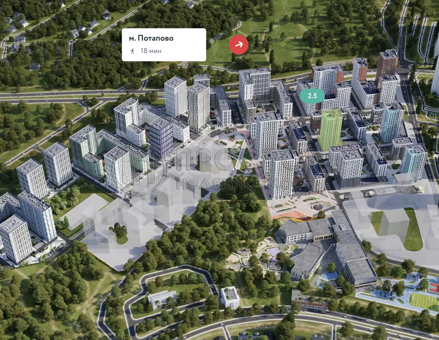 3-комнатная квартира, 72.5 м² - фото 3