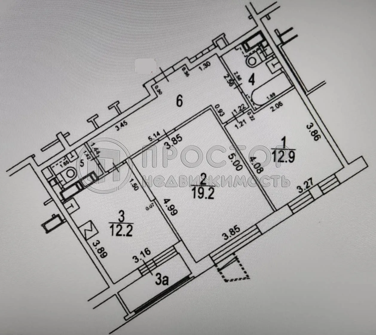 2-комнатная квартира, 61.6 м² - фото 2